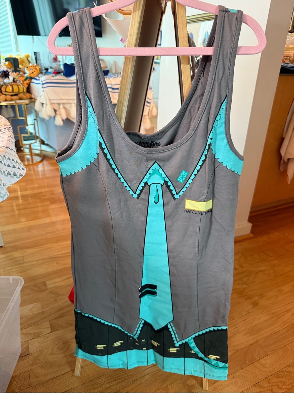 Welovefine I Am Hatsune Miku Vocaloid Cosplay Tank Dress New L BNWOT
